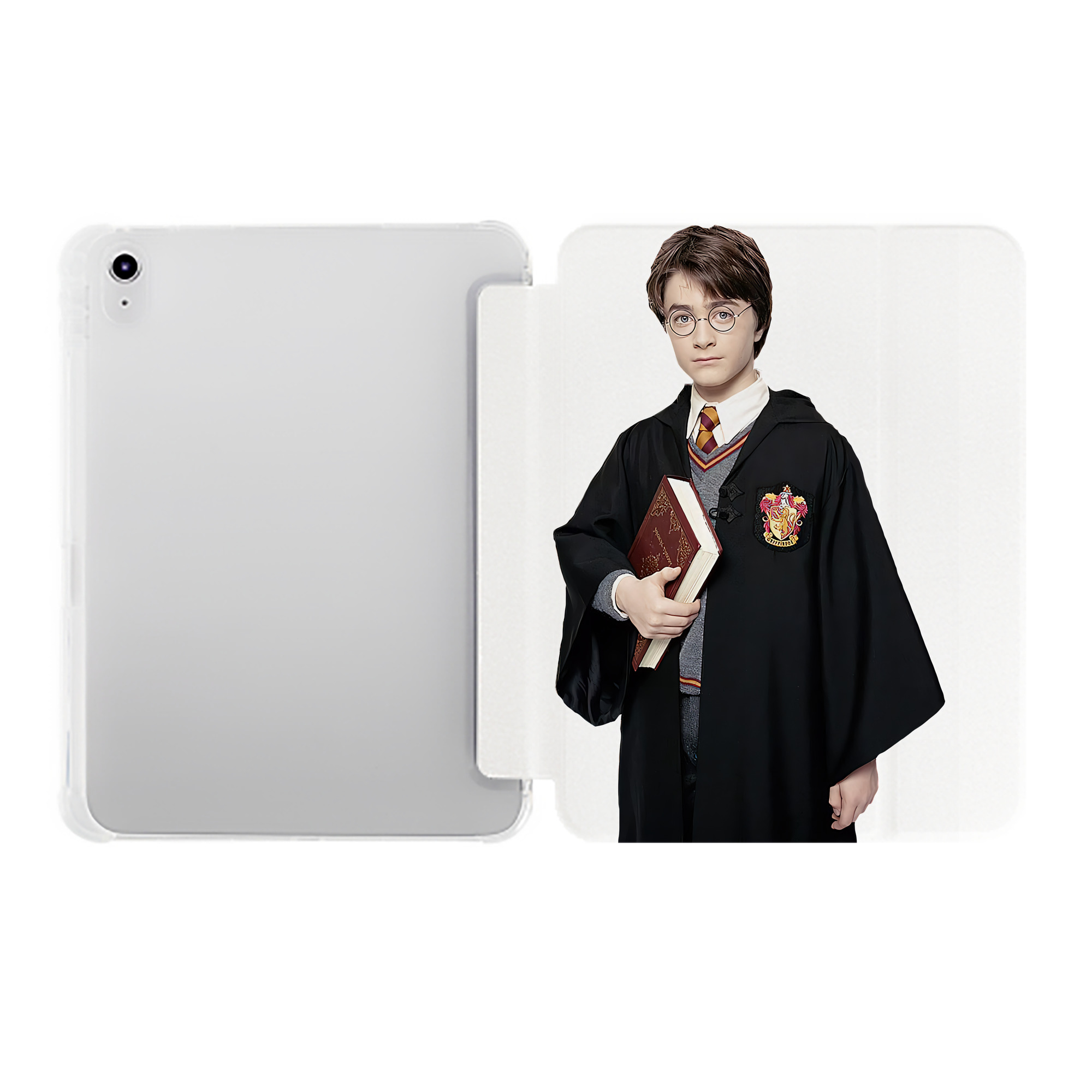 （画像用） Harry Potter ハリー・ポッターシリーズ IPad ケース ペン収納付き 三つ折りスタンド PUレザー×シリコン 対応機種9.5/10.5/10.9インチ